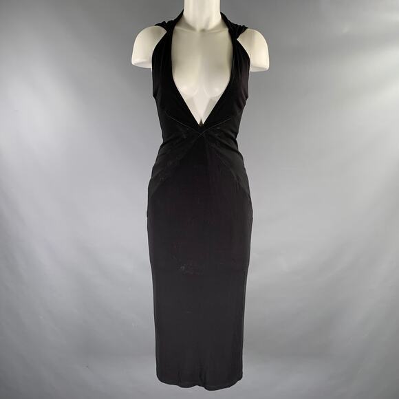 Miaou Dresses & Skirts - MIAOU Size S Black Spandex Knee Length Knee-Length Dress